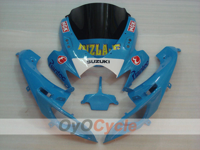 Injection Fairing kit for 06-07 GSX R750 - Blue, Black - Rizla+ #OYO87901368