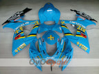 Injection Fairing kit for 06-07 GSX R750 - Blue, Black - Rizla+ #OYO87901370