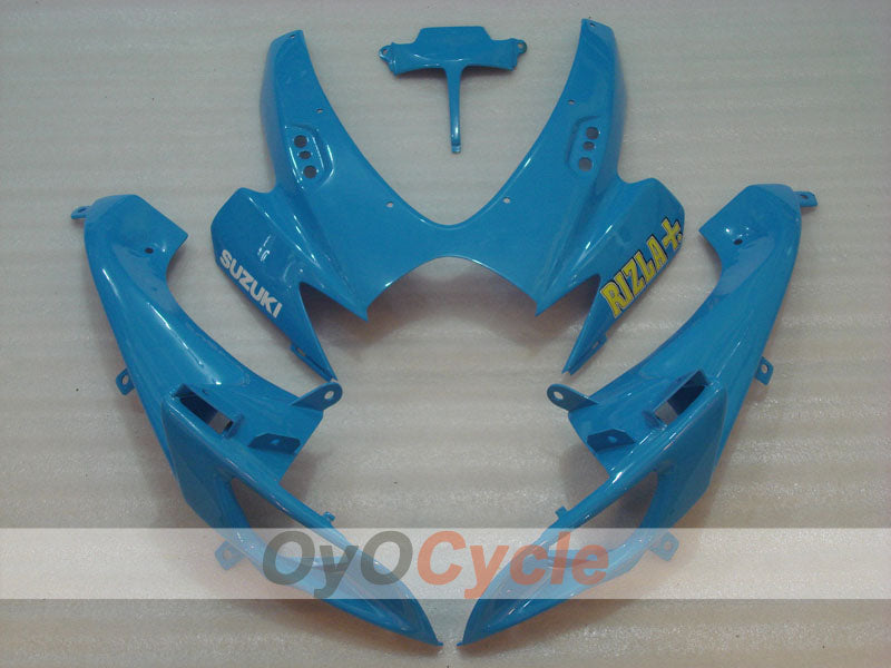 Injection Fairing kit for 06-07 GSX R750 - Blue, Black - Rizla+ #OYO87901372