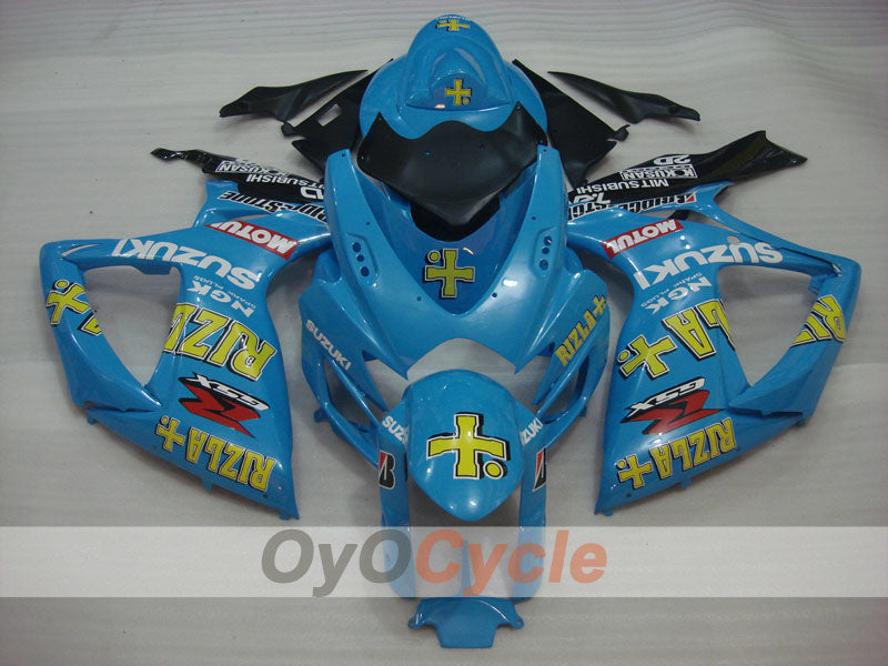 Injection Fairing kit for 06-07 GSX R750 - Blue, Black - Rizla+ #OYO87901372 Secondary image