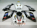 Injection Fairing kit for 06-07 GSX R600 - White, Black - MOTUL, VIRU #OYO87901605