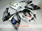 Injection Fairing kit for 06-07 GSX R750 - White, Black - VIRU #OYO87901373