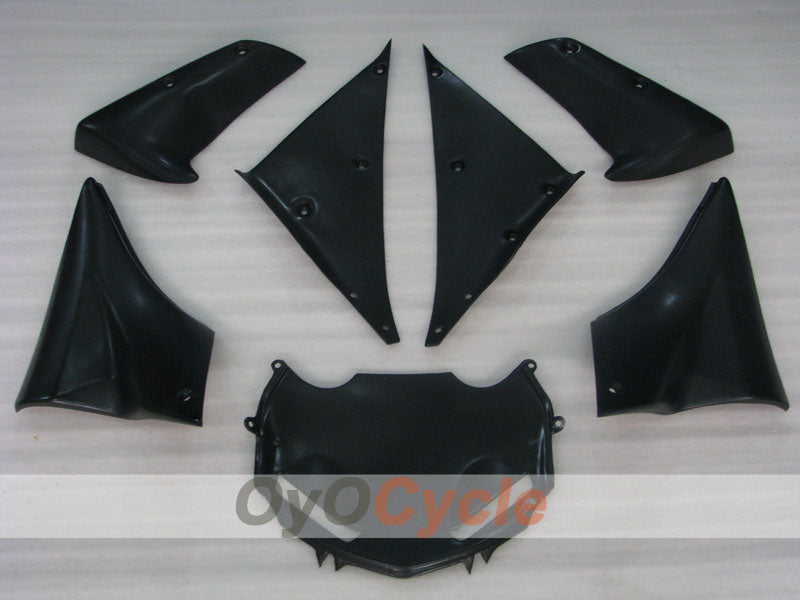 Injection Fairing kit for 06-07 NINJA ZX-10R - Green, Black - Flame #OYO87901610
