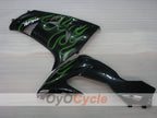 Injection Fairing kit for 06-07 NINJA ZX-10R - Green, Black - Flame #OYO87901610