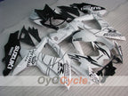 Injection Fairing kit for 08-10 GSX R600 - White, Black - Corona #OYO87901611
