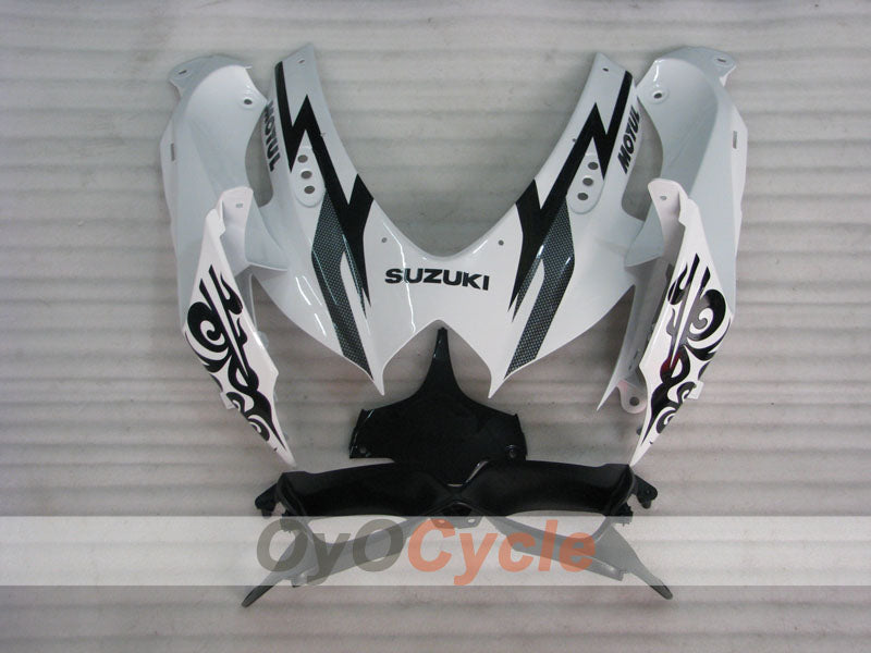 Injection Fairing kit for 08-10 GSX R750 - White, Black - Corona #OYO87901385