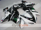 Injection Fairing kit for 06-07 NINJA ZX-10R - White, Black - Monster #OYO87901629