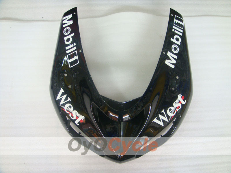 Injection Fairing kit for 06-07 NINJA ZX-10R - White, Black - West #OYO87901631