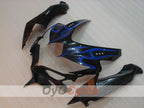 Injection Fairing kit for 08-10 GSX R750 - Blue, Black - Flame #OYO87901440