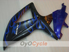 Injection Fairing kit for 08-10 GSX R750 - Blue, Black - Flame #OYO87901440