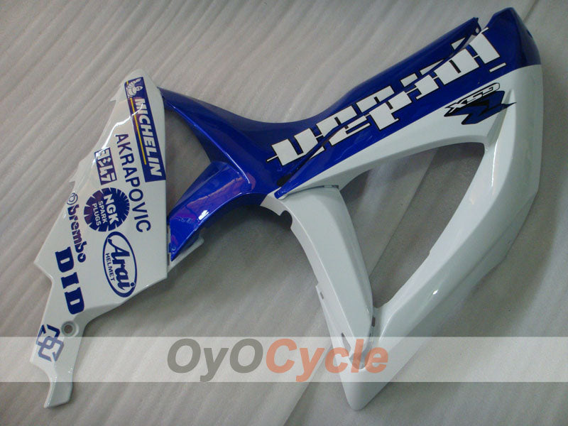 Injection Fairing kit for 08-10 GSX R750 - Blue, White - Jordan #OYO87901449