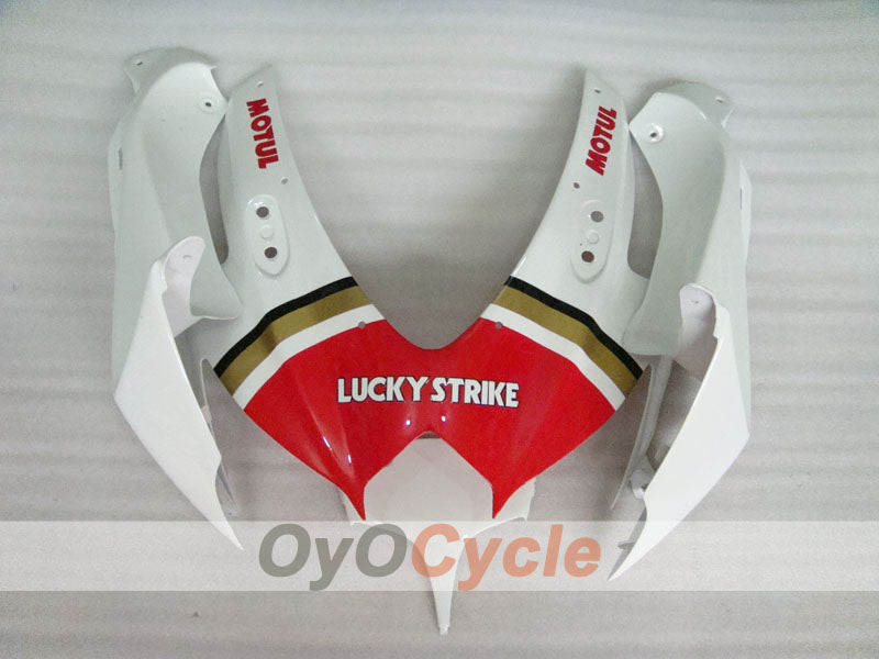 Injection Fairing kit for 08-10 GSX R750 - Red, White - Lucky Strike #OYO87901454