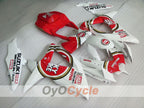 Injection Fairing kit for 08-10 GSX R750 - Red, White - Lucky Strike #OYO87901454