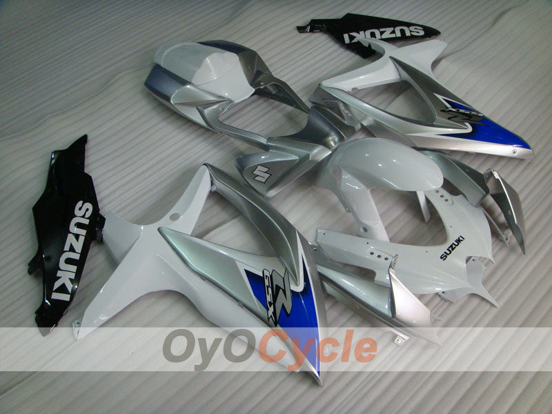 Injection Fairing kit for 08-10 GSX R600 - White, Black - Factory Style #OYO87901656
