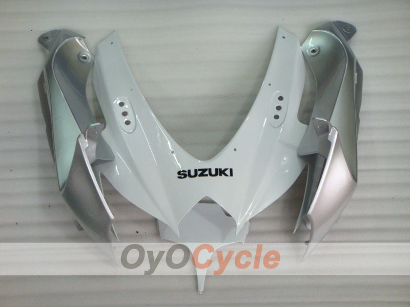 Injection Fairing kit for 08-10 GSX R750 - White, Silver - Factory Style #OYO87901410
