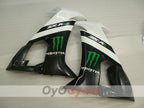 Injection Fairing kit for 08-10 NINJA ZX-10R - White, Black - Monster #OYO87901659