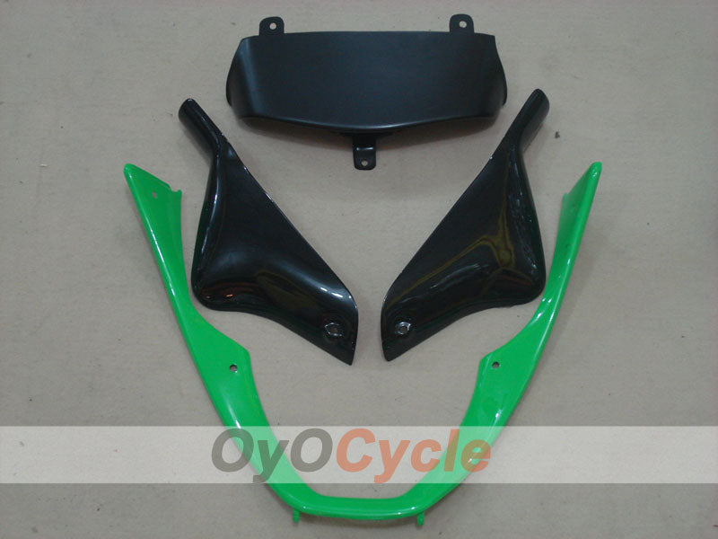 Injection Fairing kit for 00-02 NINJA ZX-6R - Green, White - Factory Style #OYO87901694