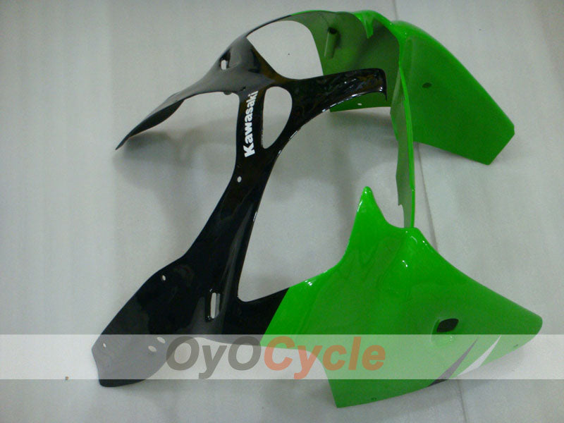 Injection Fairing kit for 00-02 NINJA ZX-6R - Green, Black - Factory Style #OYO87901696