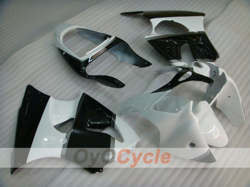 Injection Fairing kit for 00-02 NINJA ZX-6R - White, Black - Factory Style #OYO87901700 Main image