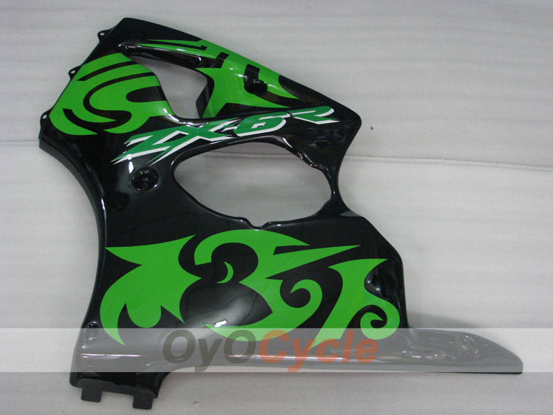 Injection Fairing kit for 00-02 NINJA ZX-6R - Green, Black - Factory Style #OYO87901704