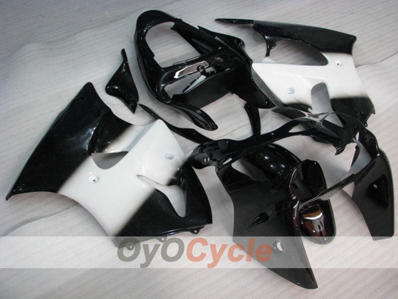 Injection Fairing kit for 00-02 NINJA ZX-6R - White, Black - Factory Style #OYO87901705