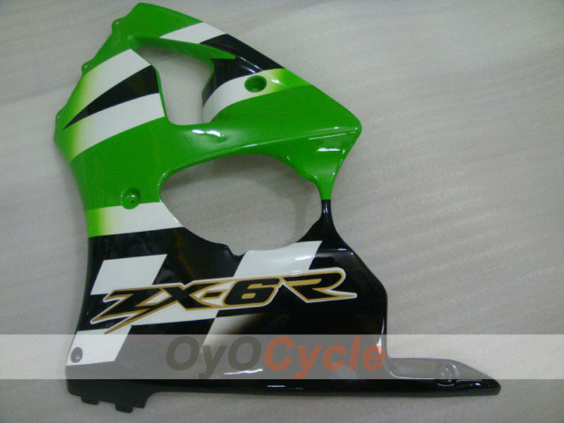 Left & Right Side Fairing For Kawasaki 00-02 Ninja ZX-6R #OYO87912917 Secondary image