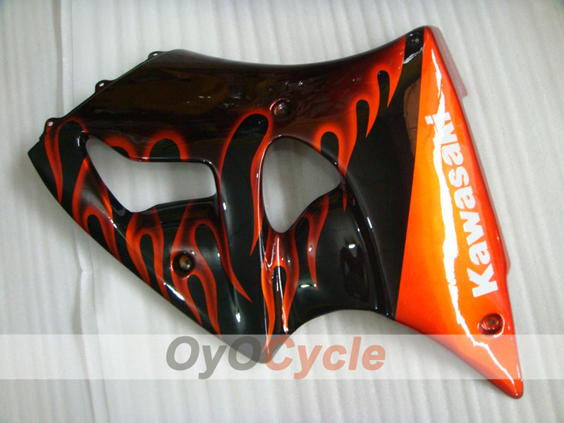 Left & Right Side Fairing For Kawasaki 00-02 Ninja ZX-6R #OYO87912923 Secondary image