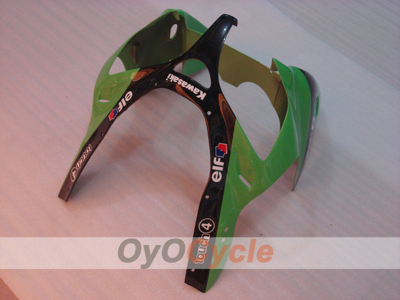 Injection Fairing kit for 00-02 NINJA ZX-6R - Green, Black - Monster #OYO87901719