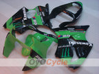 Injection Fairing kit for 00-02 NINJA ZX-6R - Green, Black - Monster #OYO87901719