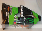 Injection Fairing kit for 00-02 NINJA ZX-6R - Green, Black - Monster #OYO87901719