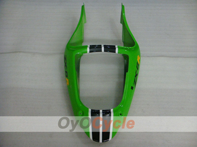 Injection Fairing kit for 00-02 NINJA ZX-6R - Green, Black - Nakano #OYO87901734
