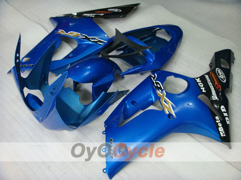 Injection Fairing kit for 03-04 NINJA ZX-6R - Blue, Black - Factory Style #OYO87901773