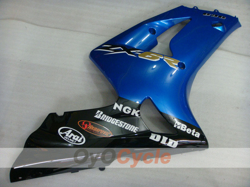 Injection Fairing kit for 03-04 NINJA ZX-6R - Blue, Black - Factory Style #OYO87901773
