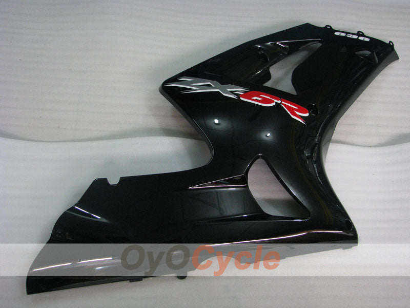Injection Fairing kit for 03-04 NINJA ZX-6R - Black - Factory Style #OYO87901777