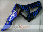 Injection Fairing kit for 03-04 NINJA ZX-6R - Purple, Black - Flame #OYO87901805