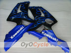 Injection Fairing kit for 03-04 NINJA ZX-6R - Purple, Black - Flame #OYO87901805