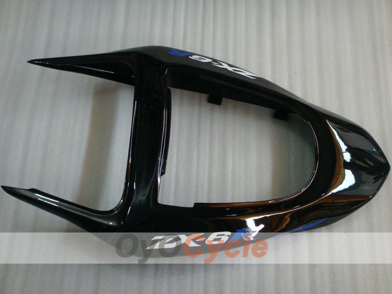 Injection Fairing kit for 03-04 NINJA ZX-6R - Purple, Black - Flame #OYO87901805