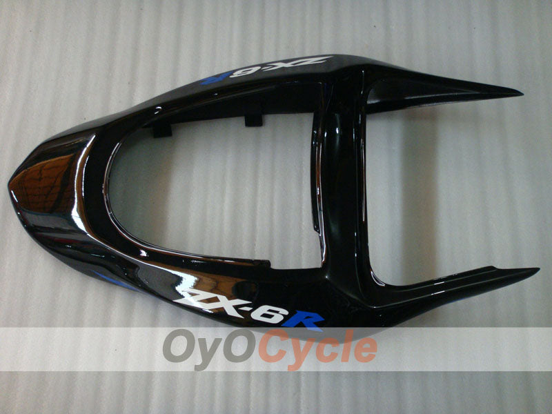 Injection Fairing kit for 03-04 NINJA ZX-6R - Purple, Black - Flame #OYO87901805