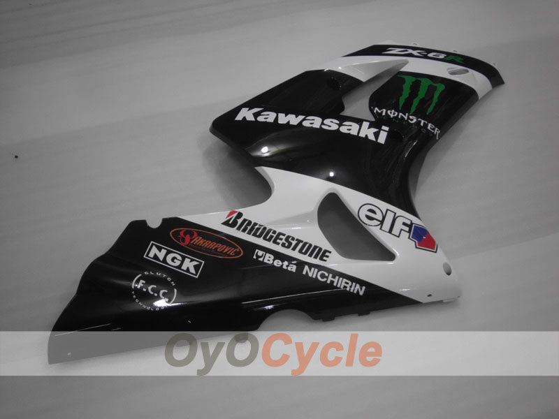 Left & Right Side Fairing For Kawasaki 03-04 Ninja ZX-6R #OYO87913023