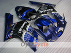 Injection Fairing kit for 03-04 NINJA ZX-6R - White, Black - Nakano #OYO87901816