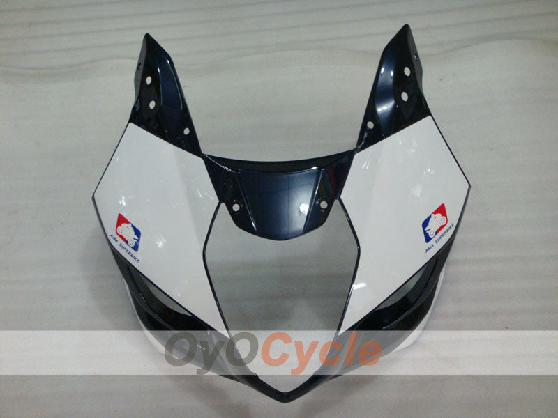Injection Fairing kit for 03-04 GSX R1000 - White, Black - MOTOREX #OYO87901845
