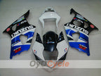 Injection Fairing kit for 03-04 GSX R1000 - White, Black - MOTOREX #OYO87901845