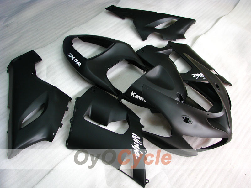 Injection Fairing kit for 05-06 NINJA ZX-6R - Black, Matte - Factory Style #OYO87901849