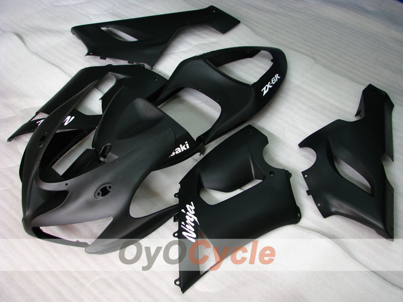 Injection Fairing kit for 05-06 NINJA ZX-6R - Black, Matte - Factory Style #OYO87901849