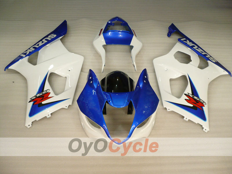 Injection Fairing kit for 03-04 GSX R1000 - Blue, White - Factory Style #OYO87901853