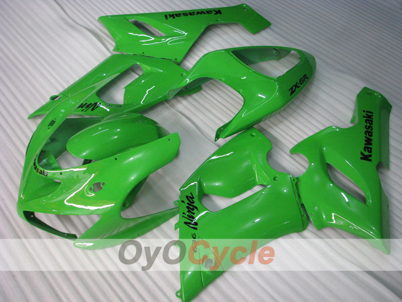 Injection Fairing kit for 05-06 NINJA ZX-6R - Green - Factory Style #OYO87901854
