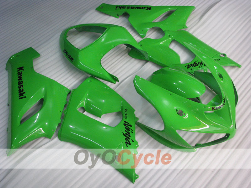 Injection Fairing kit for 05-06 NINJA ZX-6R - Green - Factory Style #OYO87901854