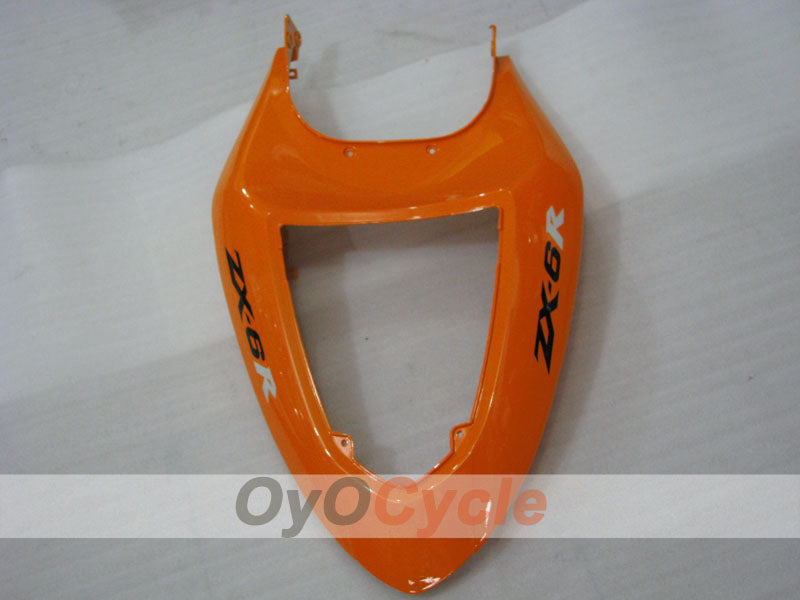 Injection Fairing kit for 05-06 NINJA ZX-6R - Orange, Black - Factory Style #OYO87901856