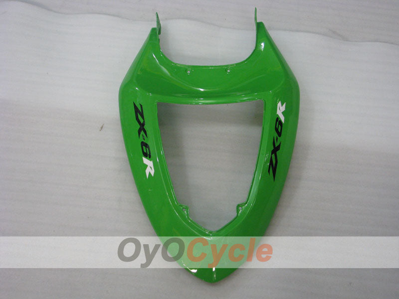 Injection Fairing kit for 05-06 NINJA ZX-6R - Green, Black - Factory Style #OYO87901859