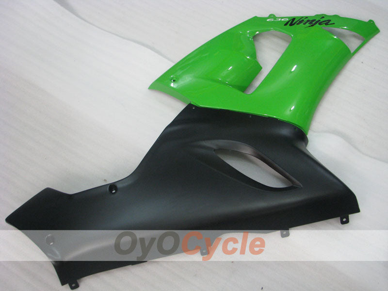 Injection Fairing kit for 05-06 NINJA ZX-6R - Green, Black - Factory Style #OYO87901859